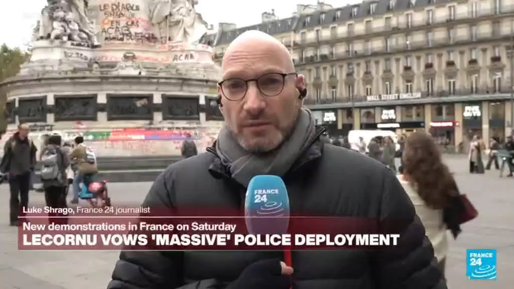 Lecornu anunță prezență masivă a poliției la protestele de sâmbătă